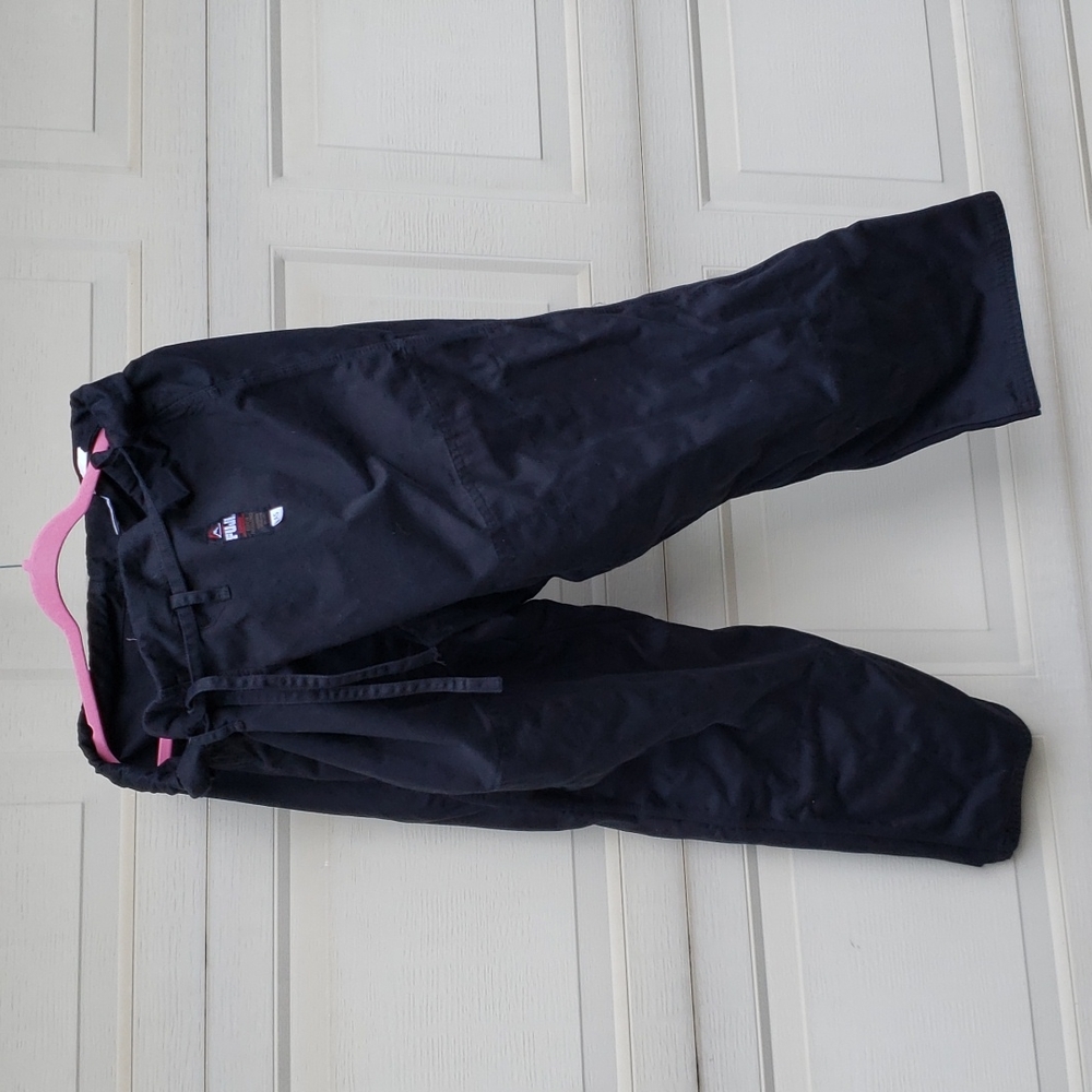FUJI Full 3-Piece Martial Arts Gi Black with White Belt Size A5 3X - Picture 10 of 16